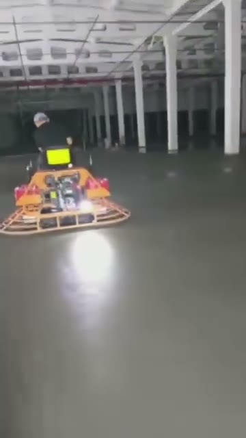 Beton polni mashina bilan pardozlash
